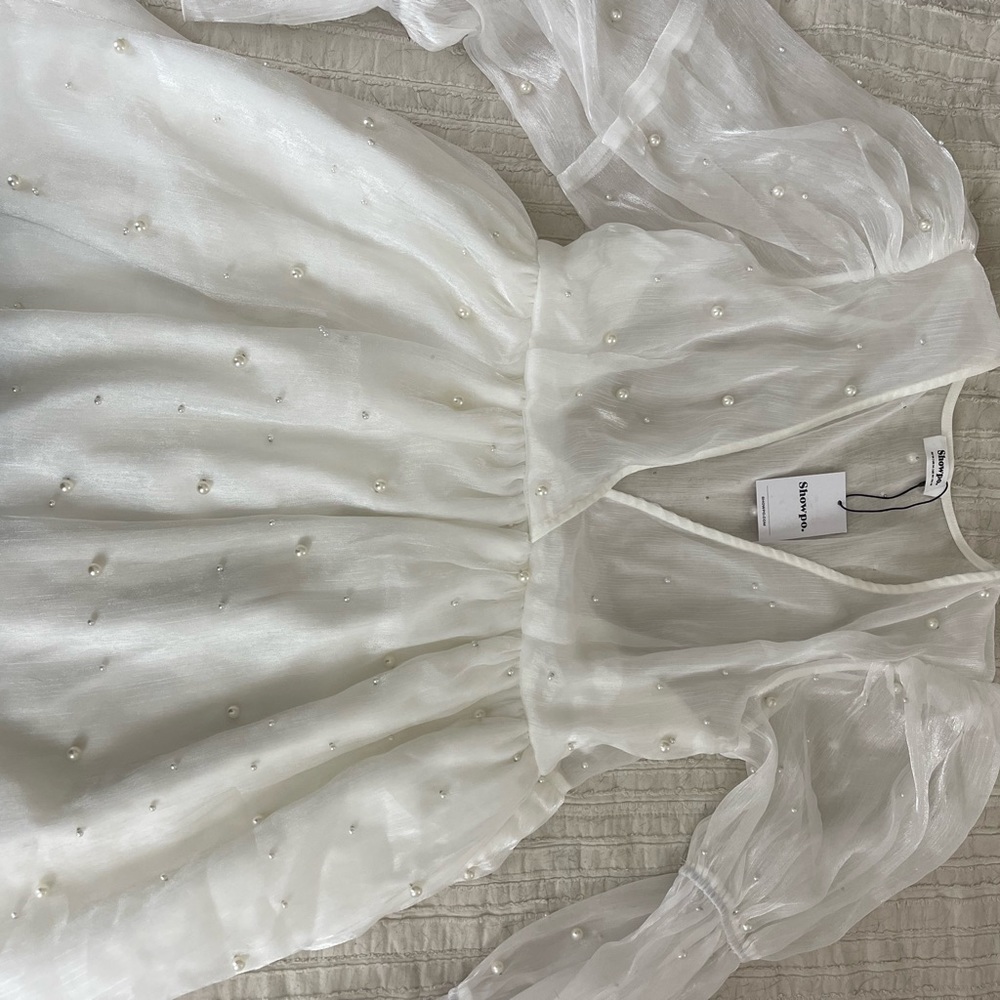 NWT Dress with pearl detail
